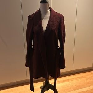 Dynamite burgundy coat